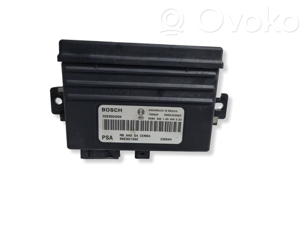 Parking PDC control unit/module   6002JC0860,9663821680,0263004204