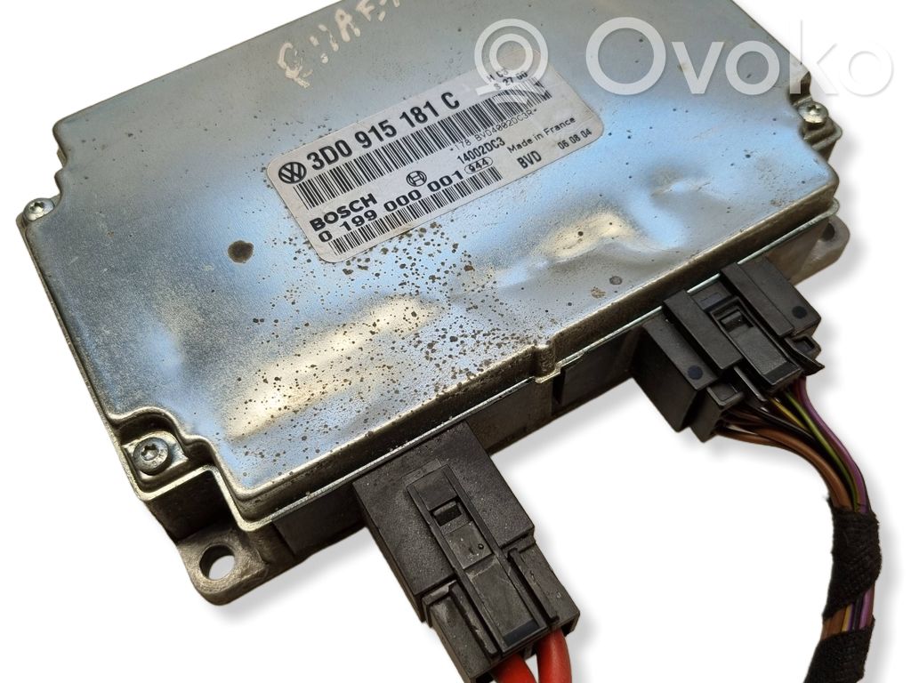 Volkswagen Phaeton Other control units/modules 