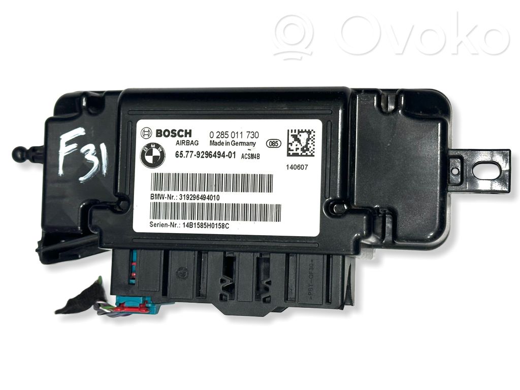 BMW 3 F30 F35 F31 Airbag control unit/module 