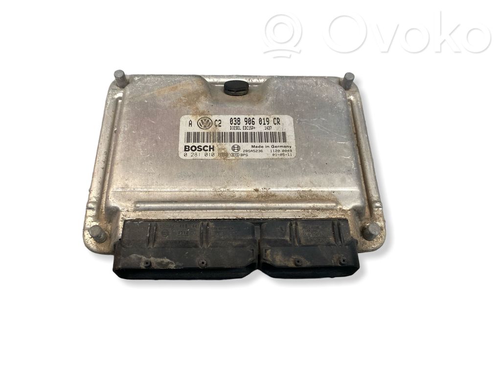 Engine control unit/module   038906019CR,0281010663,28SA5236