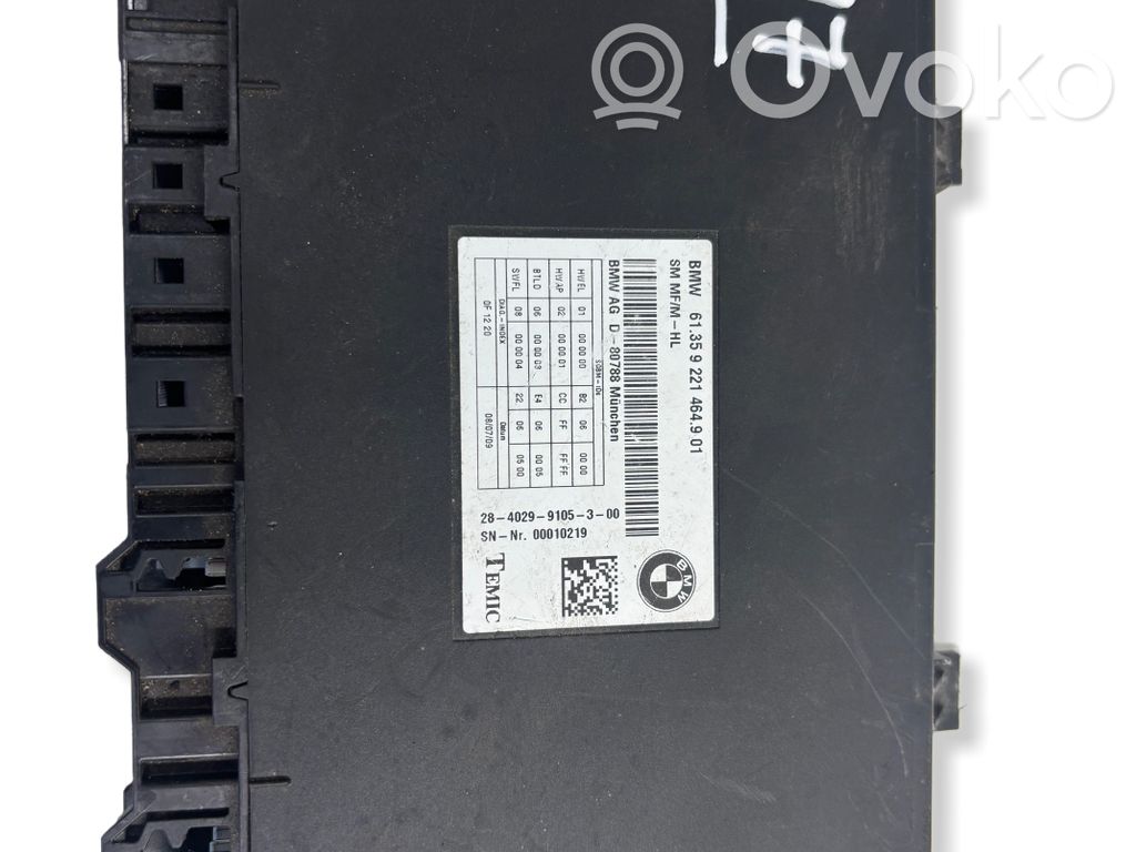 BMW 5 GT F07 Module de commande de siège 