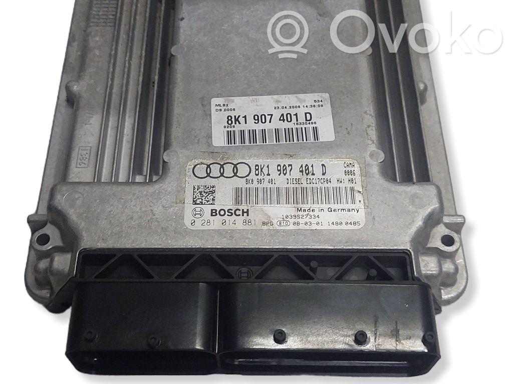 Audi A4 S4 B8 8K Engine control unit/module 