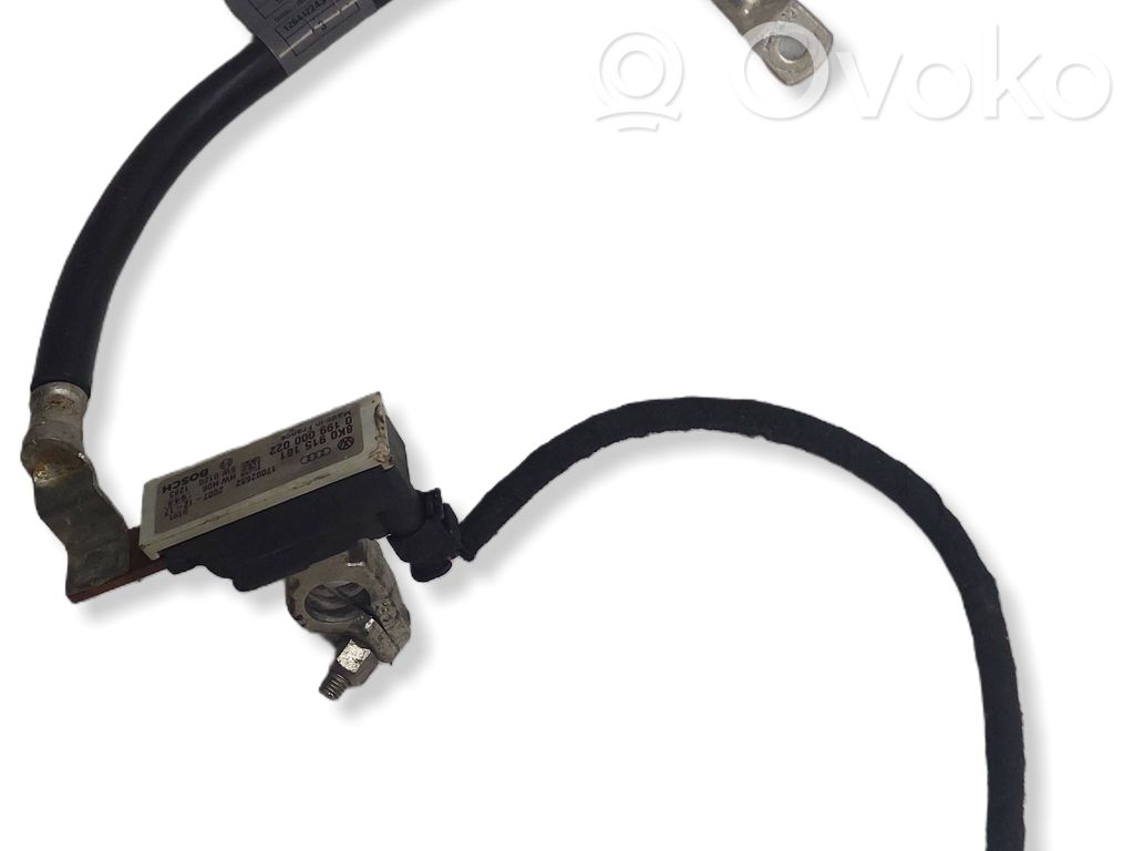Audi A4 S4 B8 8K Negative earth cable (battery) 