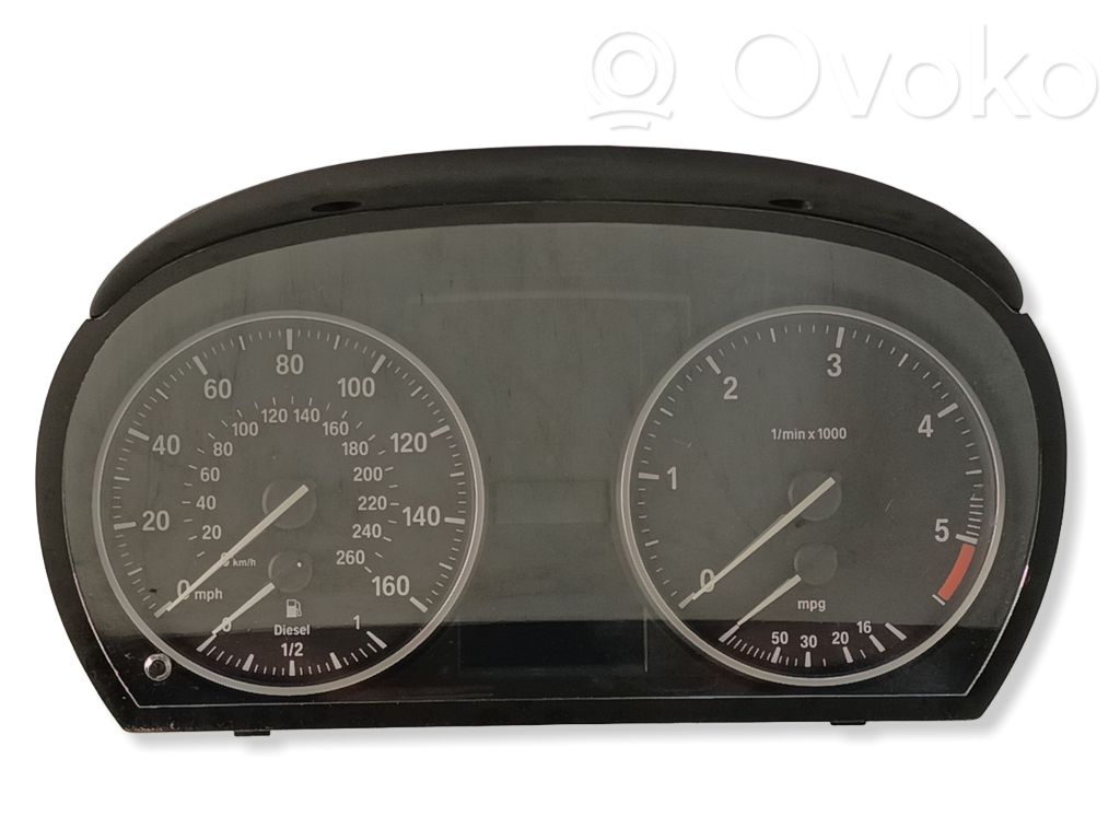 BMW 3 E90 E91 Speedometer (instrument cluster) 