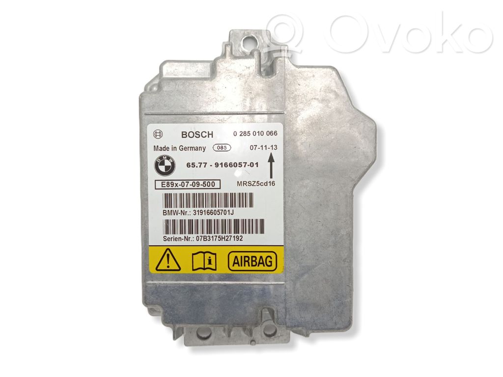 Airbag control unit/module   65779166057,9166057,0285010066