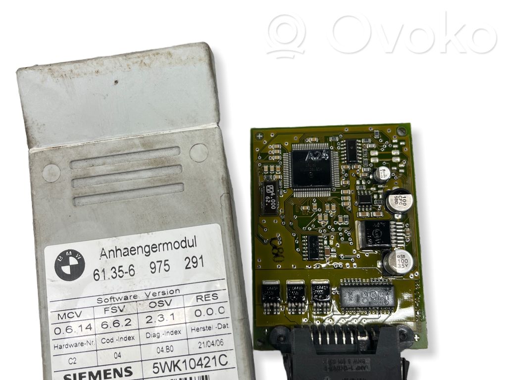 BMW 5 E60 E61 Tow bar trailer control unit/module 