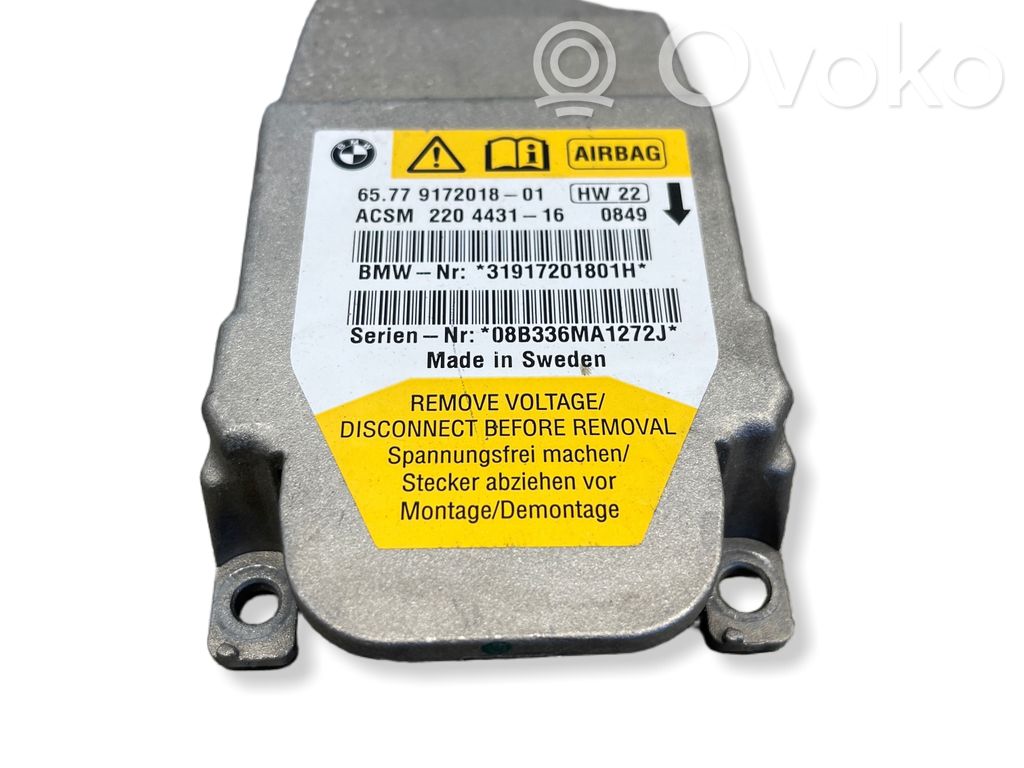 BMW 5 E60 E61 Airbag control unit/module 