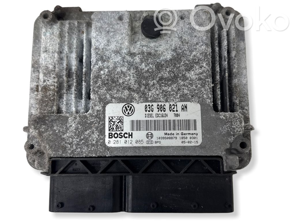 Engine control unit/module   03G906021AN,EDC16U34,1039S08879