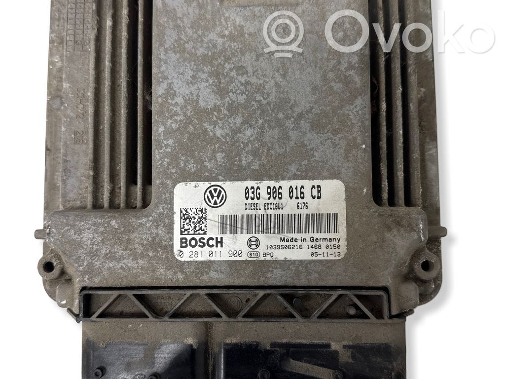 Engine control unit/module   03G906016CB,0281011900,1039S06216
