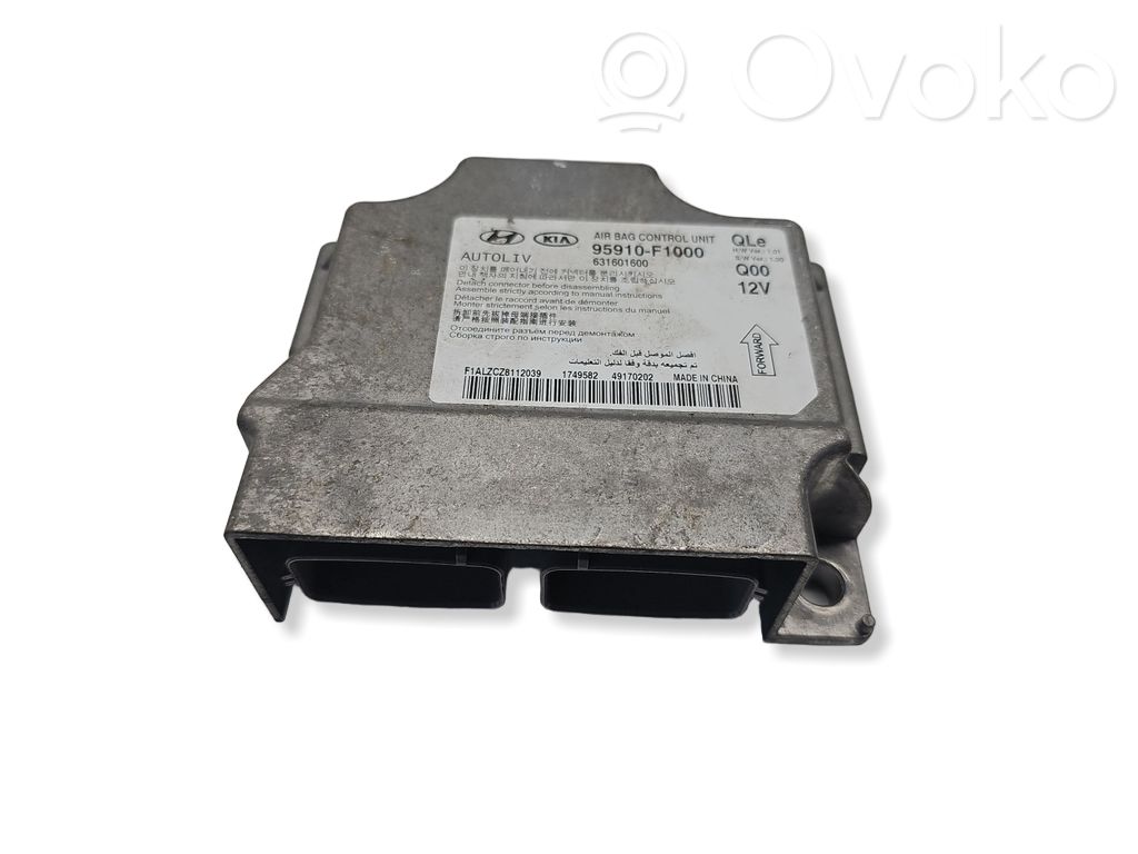 Sterownik / Moduł Airbag   95910F1000,49170202,631601600