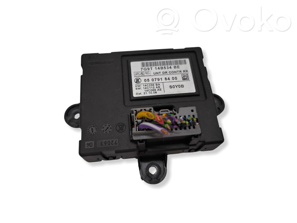 Door control unit/module   7G9T14B534BE,0507918400,14C236BA