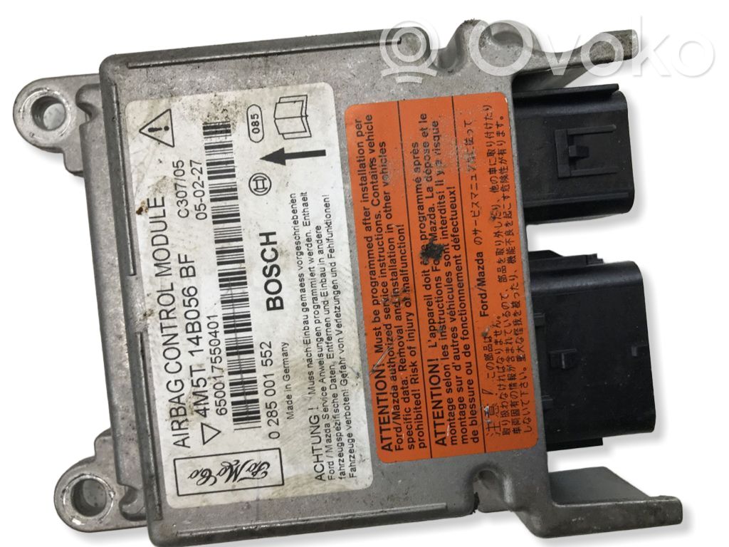 Airbag control unit/module   4M5T14B056BF