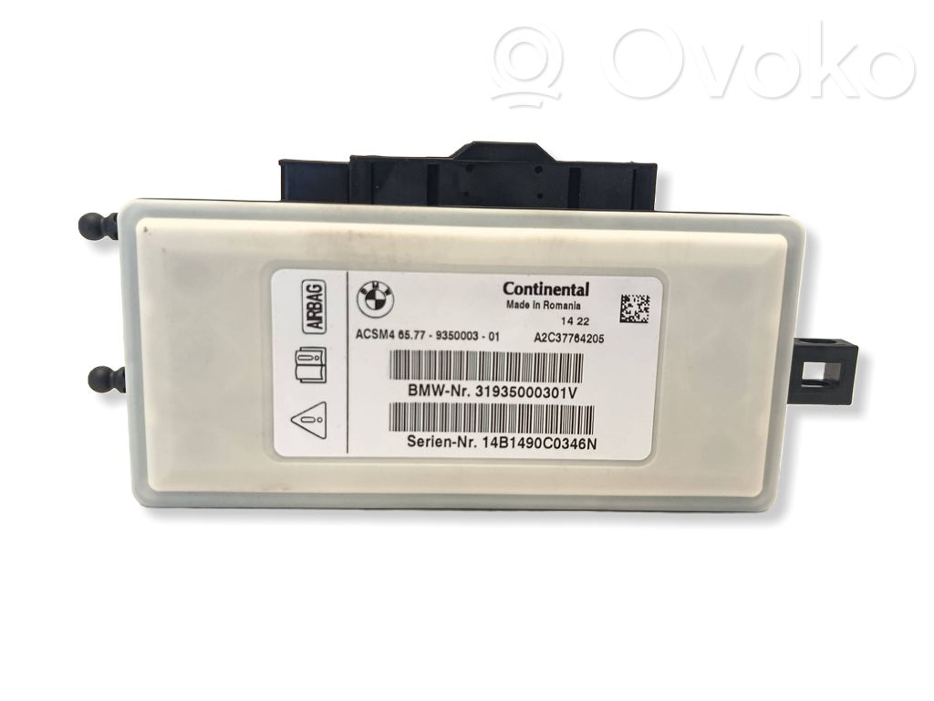 BMW X3 F25 Unitate/modul de comandă airbaguri 
