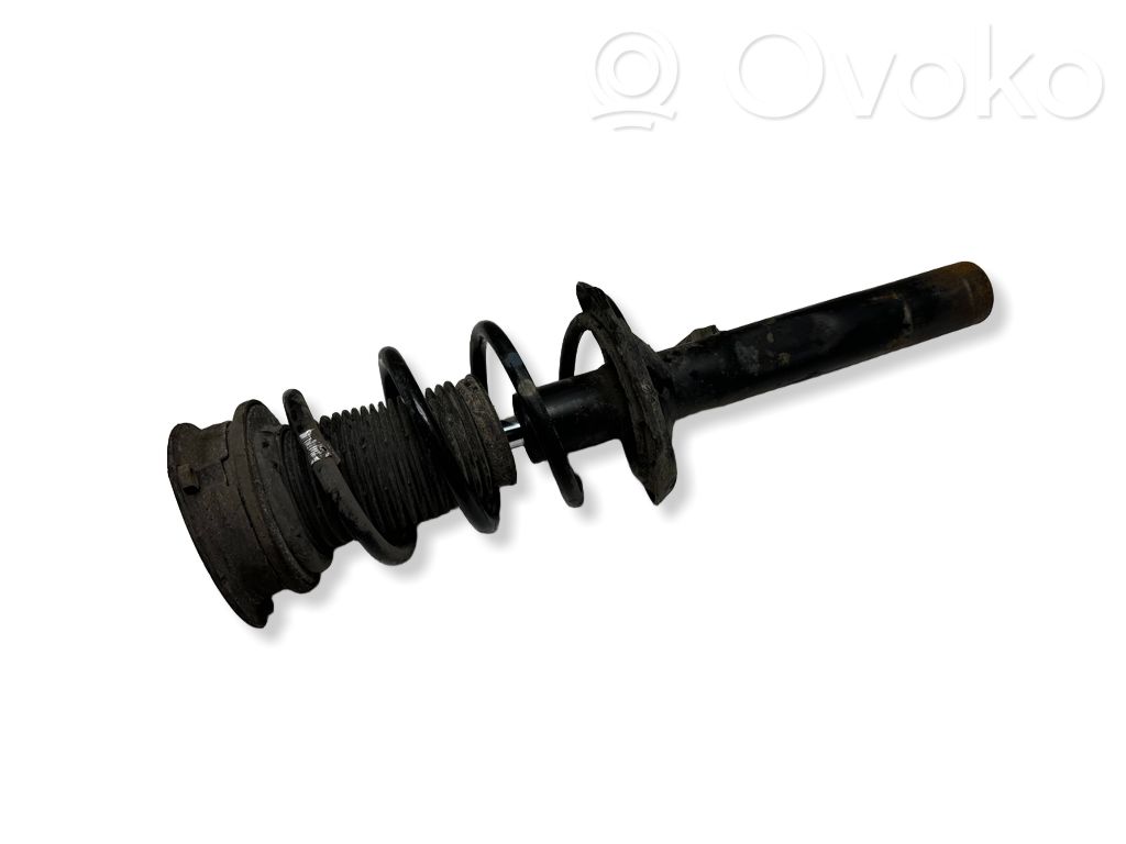 Front shock absorber with coil spring