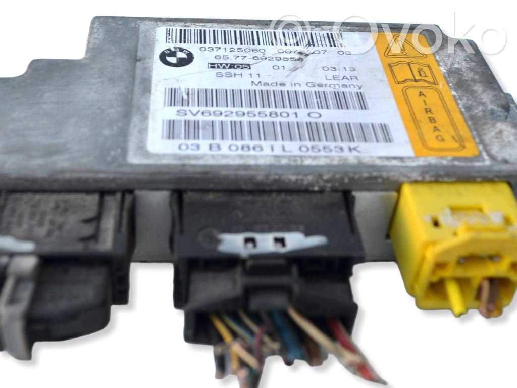 Module de contrôle airbag   6929558,65776929558,65776929558,SV692955801