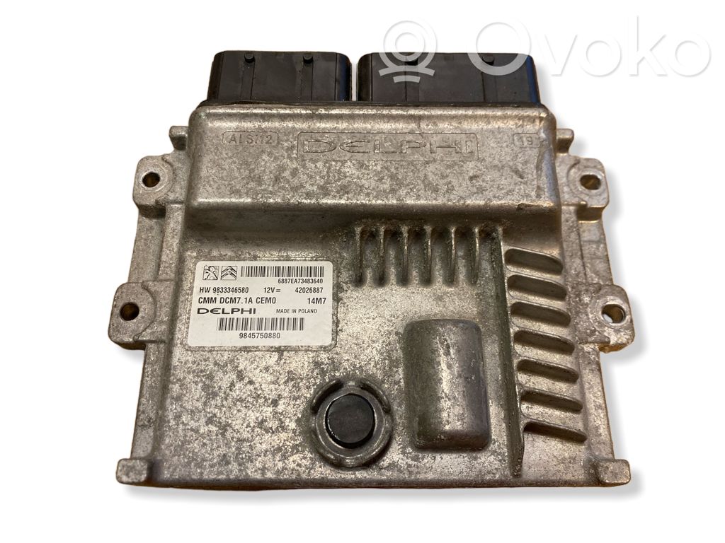 Fiat Scudo Dzinēja vadības bloks 