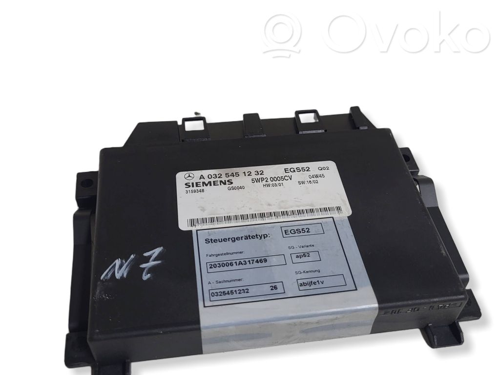 Mercedes-Benz E W211 Unitate/modul de control cutie de viteze 