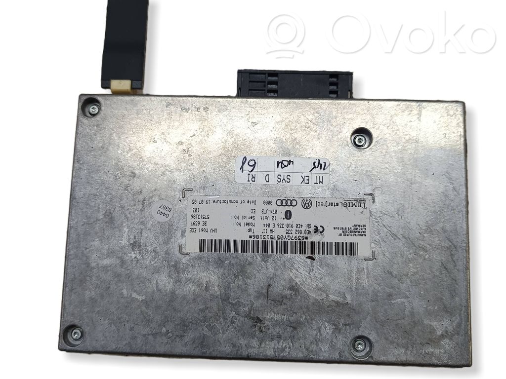 Unidad de control/módulo de bluetooth   4E0910336E,397GY05751318,4E0862335