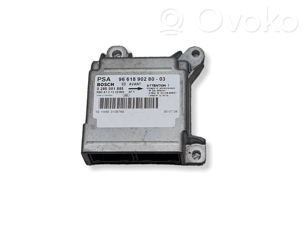 Peugeot 207 Airbag control unit/module 