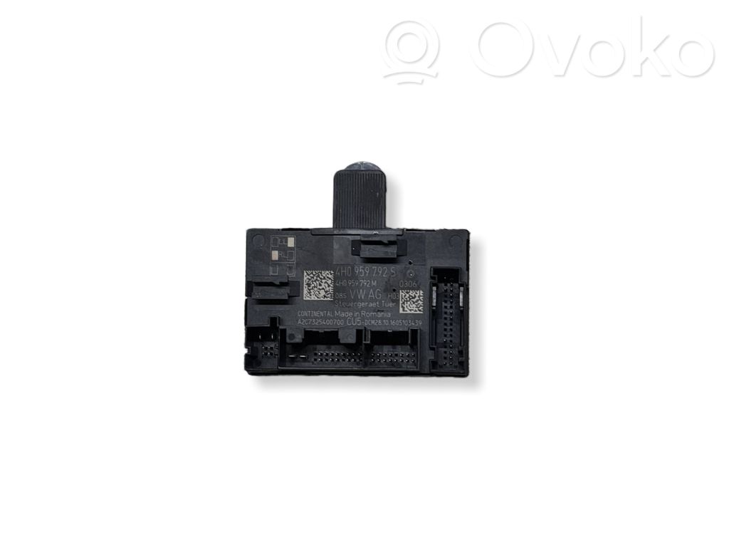 Unité de commande module de porte   4H0959792S,A2C7325400700