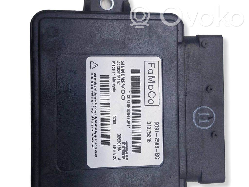 Volvo S80 Moduł / Sterownik hamulca ręcznego 