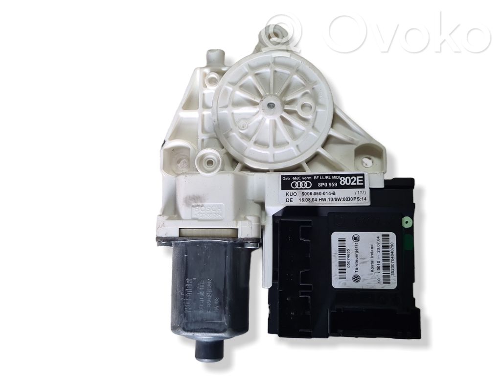 Audi A3 S3 8P Silnik regulatora szyby drzwi przednich 