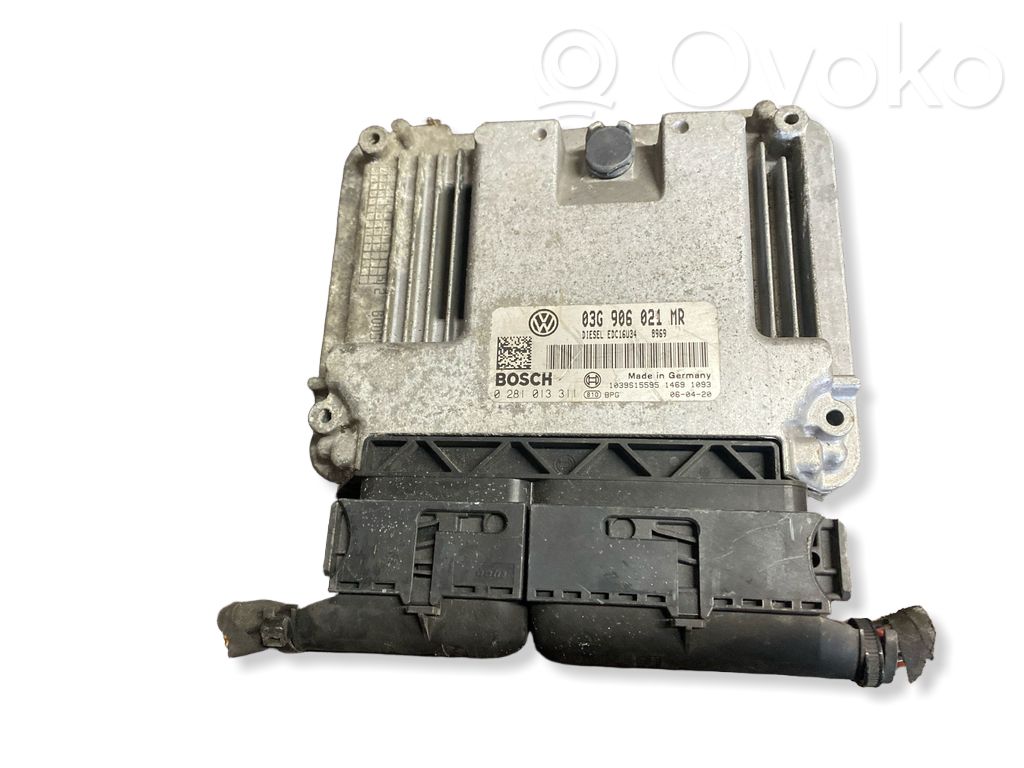 Engine control unit/module   03G906021MR,0281013311,1039S15595
