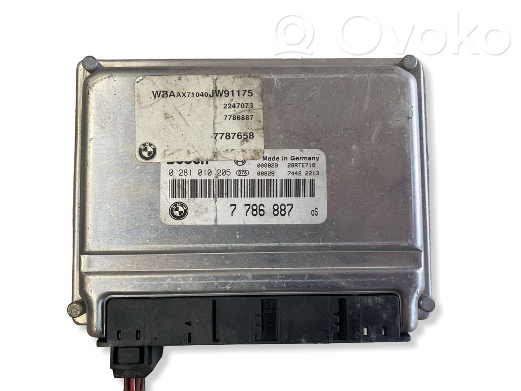 BMW 3 E46 Engine control unit/module 
