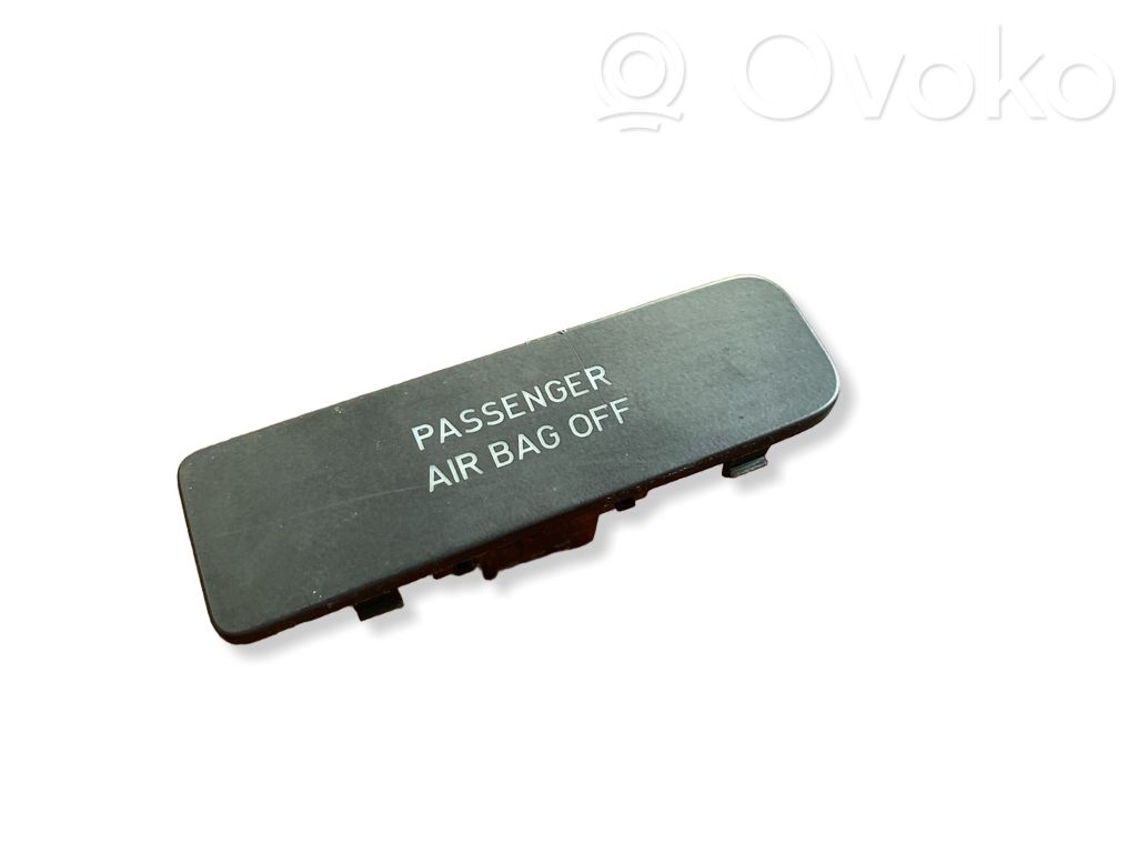 Volkswagen Golf Plus Interruptor de encendido/apagado del airbag de pasajero 