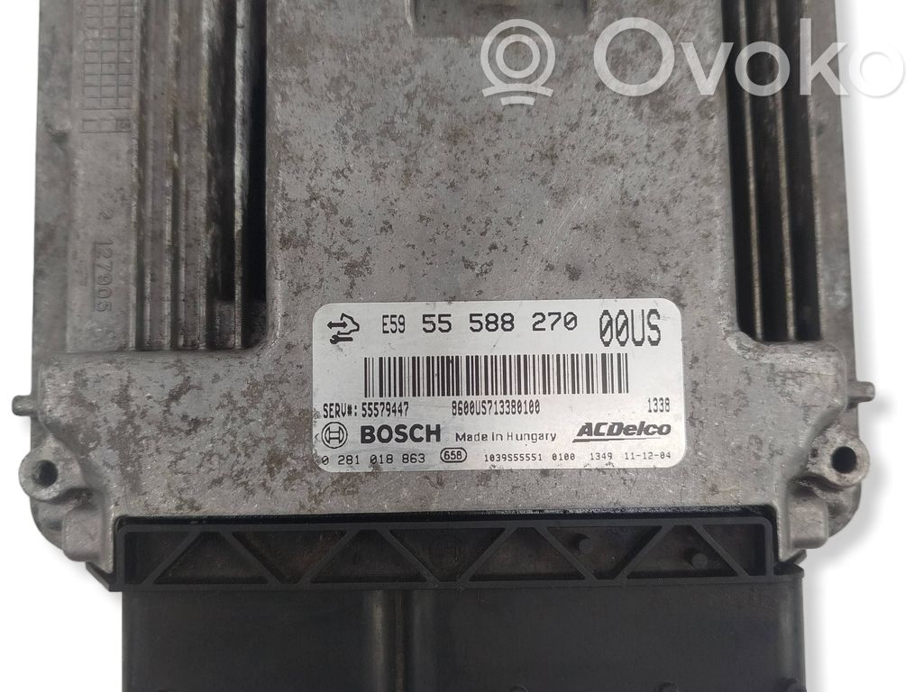 Opel Meriva A Engine control unit/module 