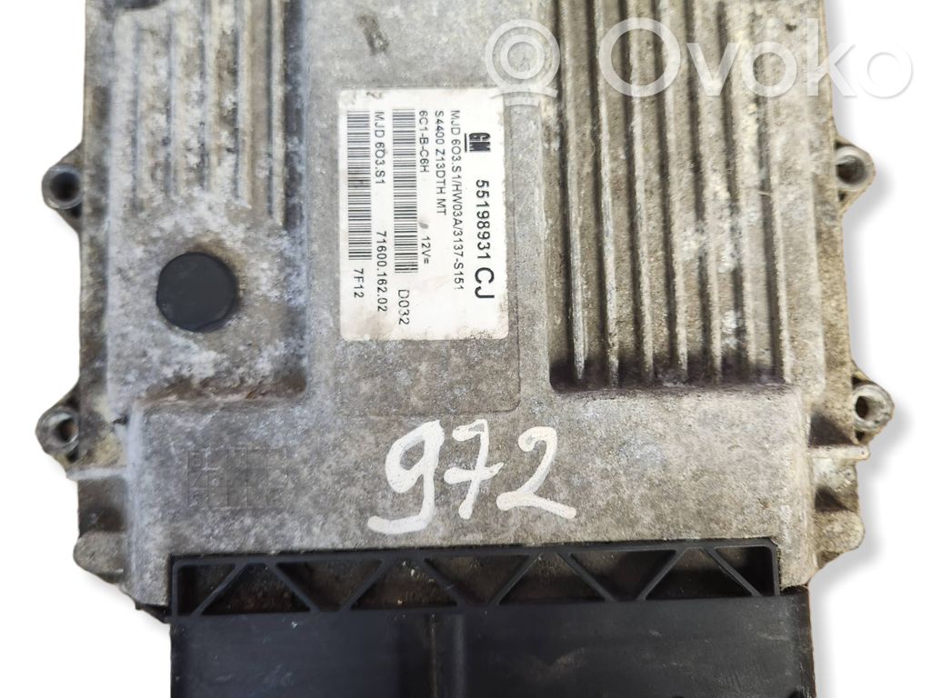 Opel Corsa D Engine control unit/module 