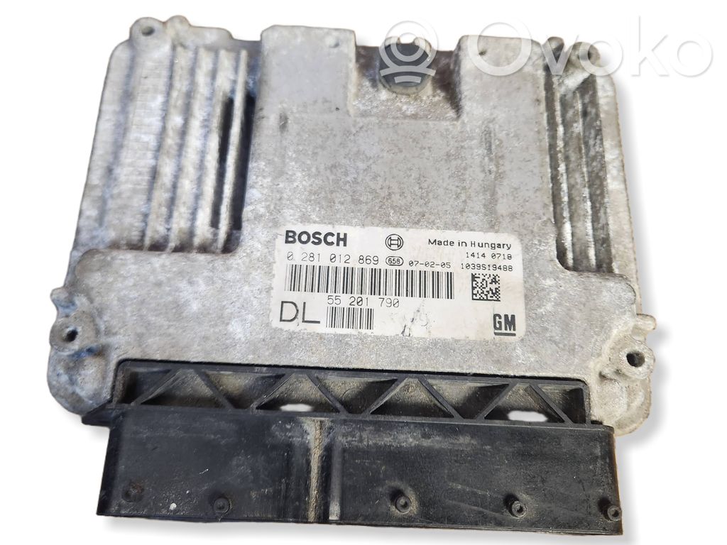 Opel Astra H Engine control unit/module 