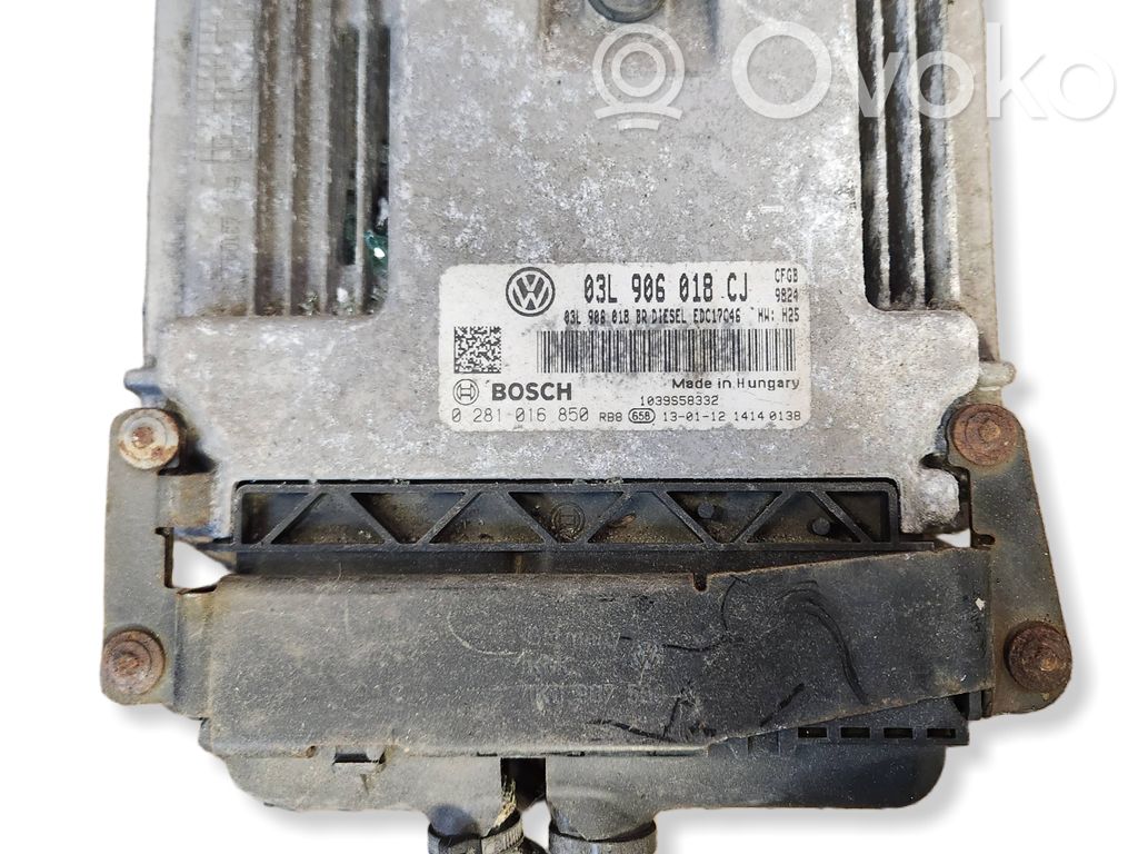Skoda Superb B6 (3T) Engine control unit/module 