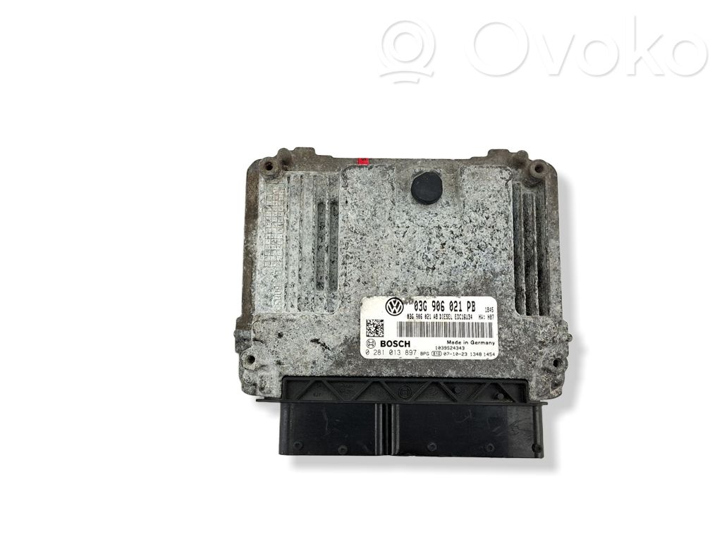 Engine control unit/module   03G906021PB,03G906021AB,0281013897