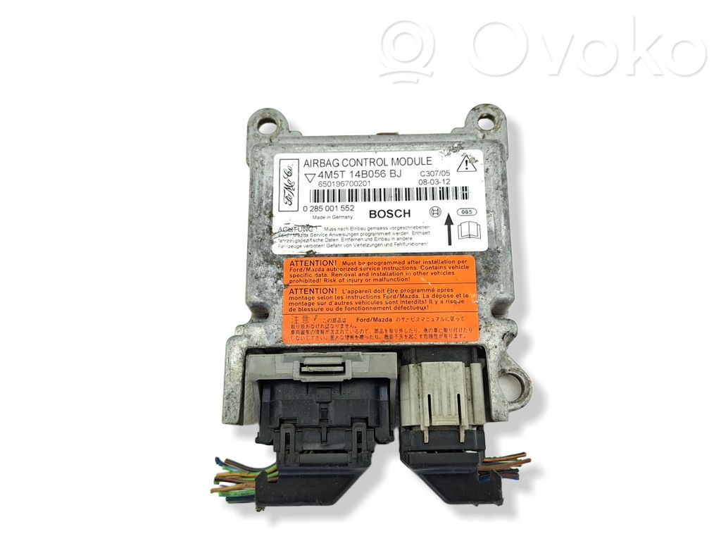 Airbag control unit/module   4M5T14B056BJ,0285001552,4M5T14B056BJ