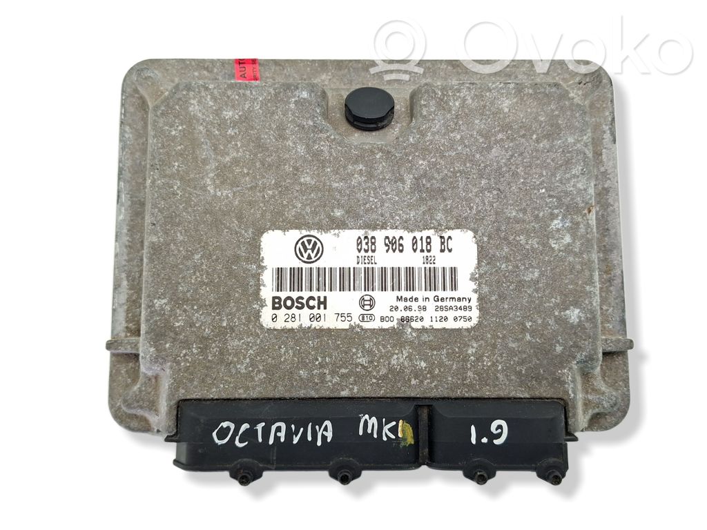 Skoda Octavia Mk1 (1U) Engine control unit/module 