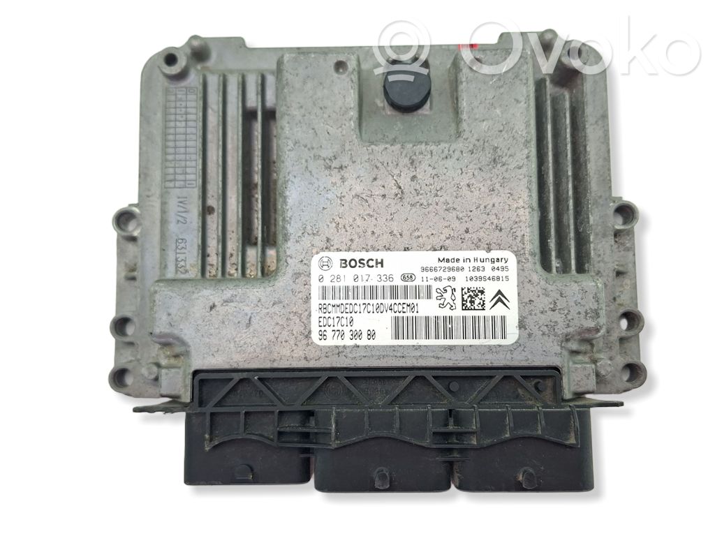 Citroen DS3 Engine control unit/module 