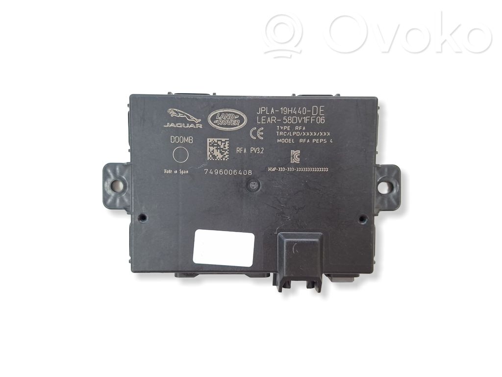 Land Rover Range Rover L405 Moduł / Sterownik systemu uruchamiania bezkluczykowego 