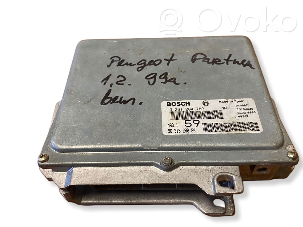 Peugeot Partner Engine control unit/module 