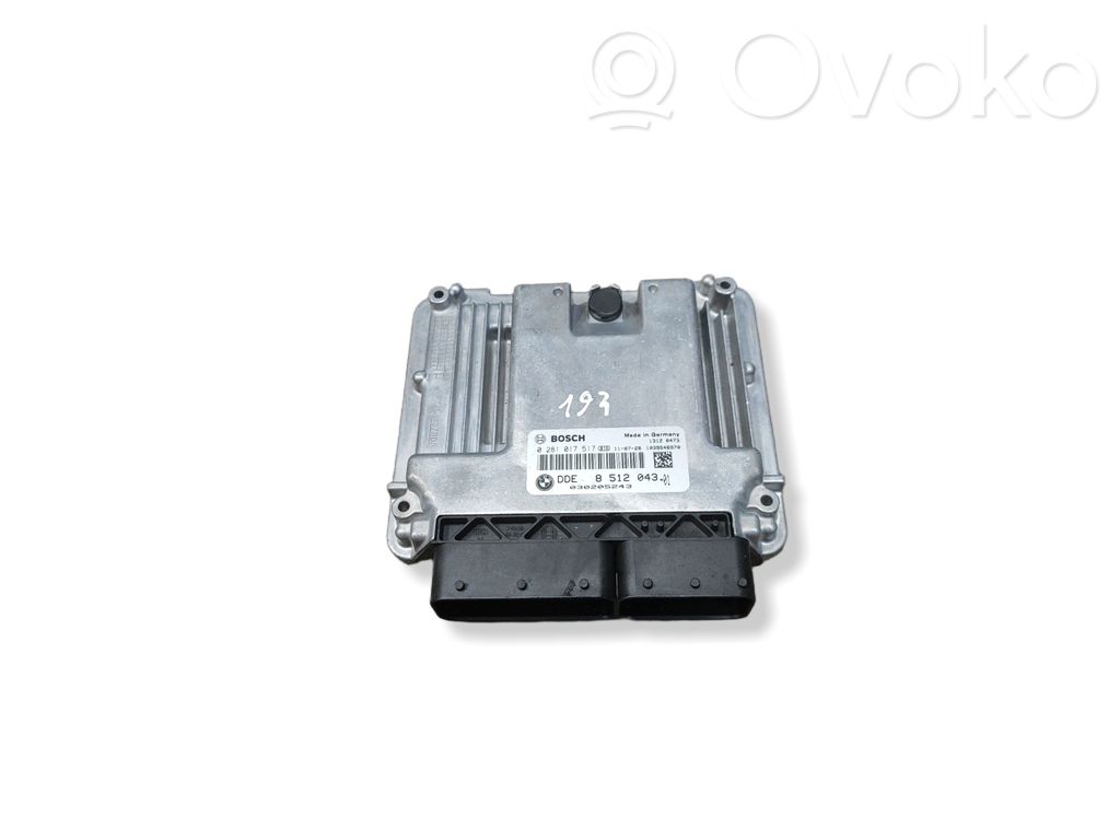 Engine control unit/module   0281017517,8512043,851204301