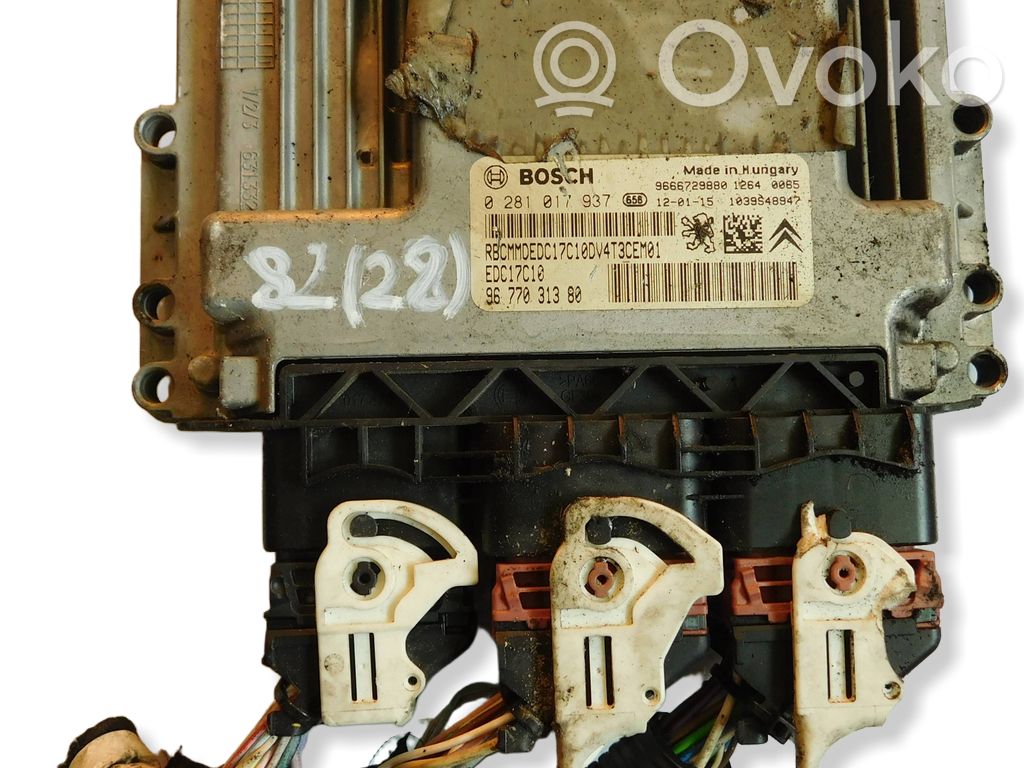 Peugeot 206+ Engine control unit/module 