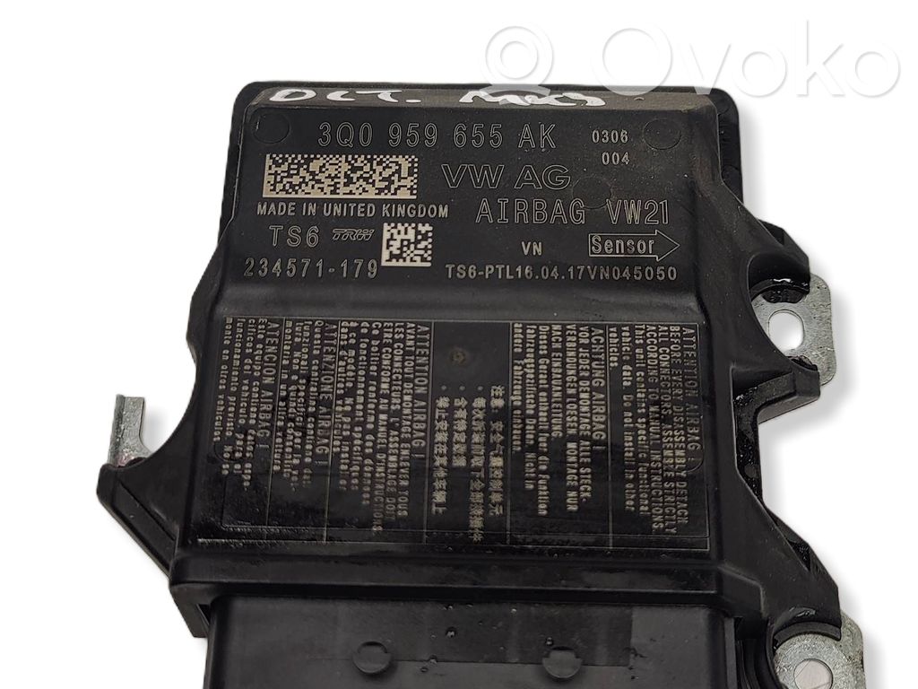 Skoda Octavia Mk3 (5E) Airbag control unit/module 