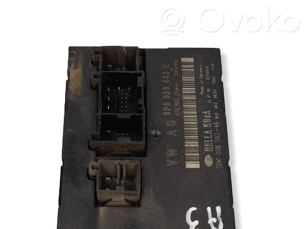 Audi A3 S3 A3 Sportback 8P Module confort 