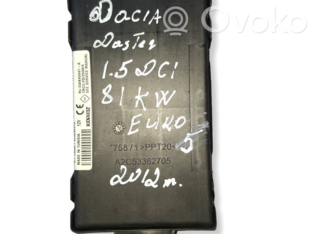 Dacia Duster Alte unități/module de control 