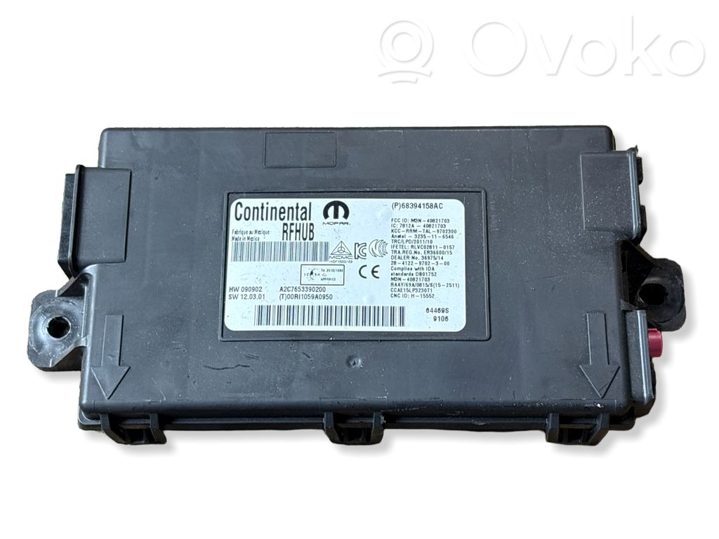 Dodge Charger Keyless (KESSY) go control unit/module 