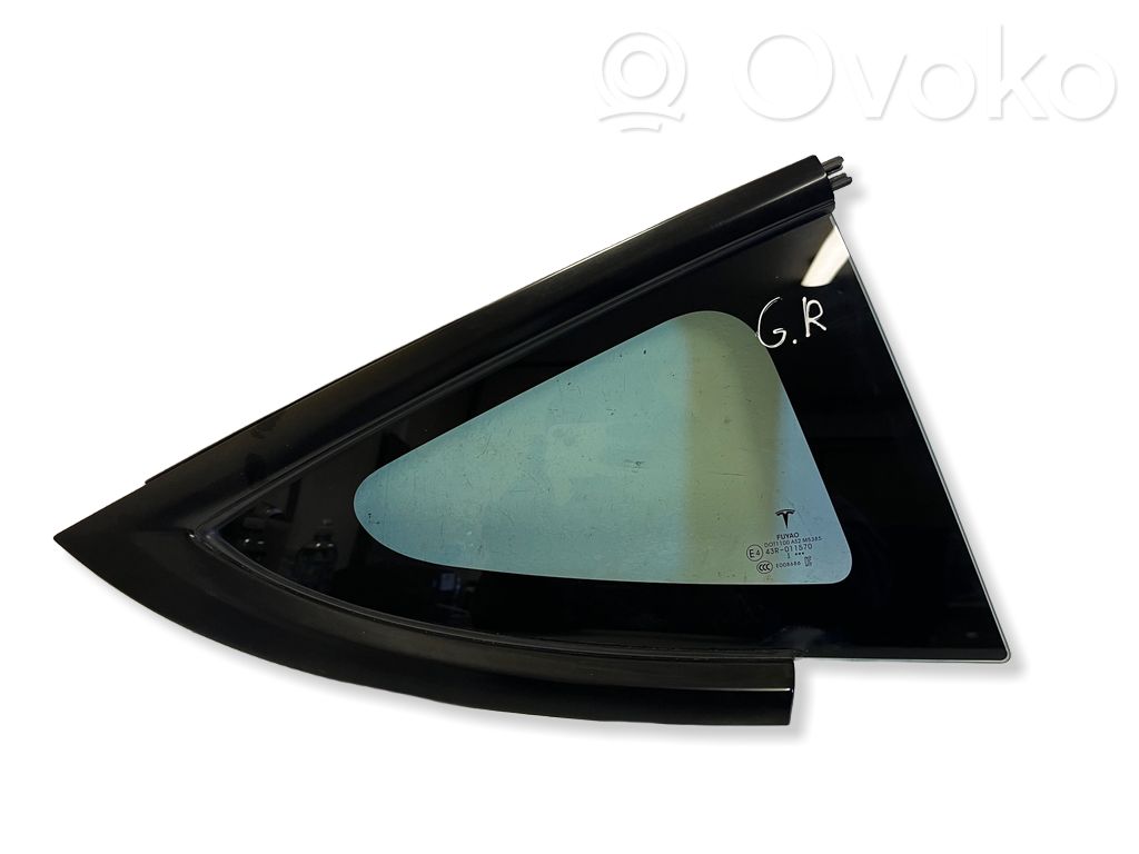 Tesla Model 3 Rear side window 