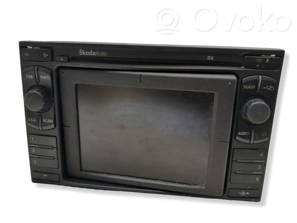 Skoda Fabia Mk2 (5J) Panel / Radioodtwarzacz CD/DVD/GPS 