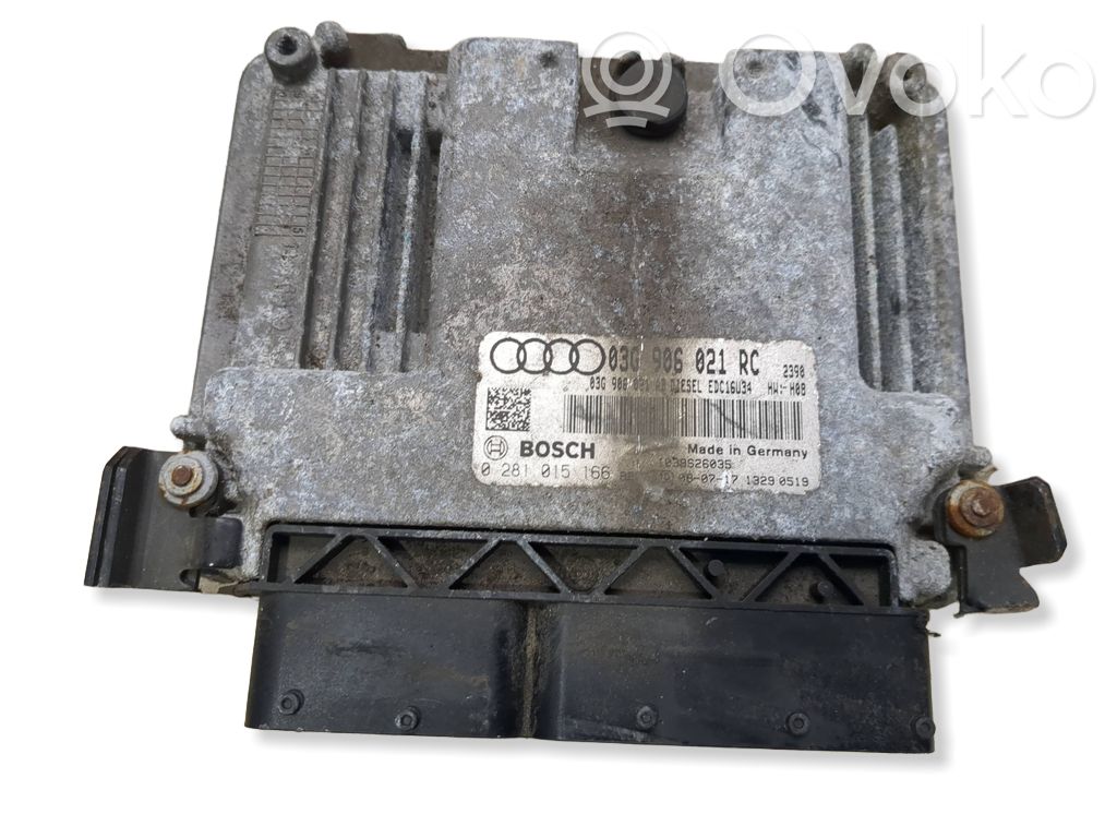 Engine control unit/module   03G906021RC,03G906021AB,0281015166