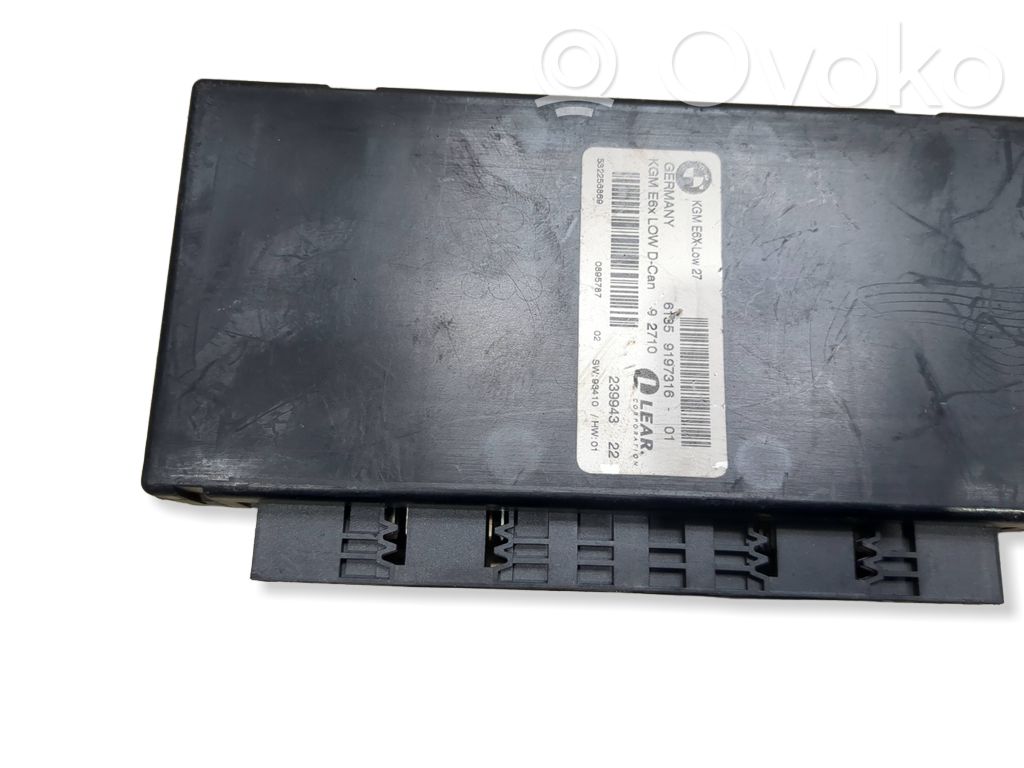 BMW 5 E60 E61 Gateway vadības modulis 