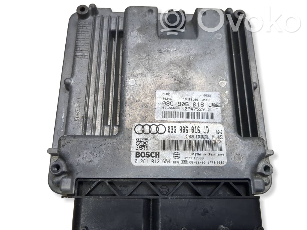 Audi A3 S3 8P Engine control unit/module 